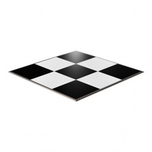 California Portable Dance Floor 12' x 12' Black and White Checker Composite Laminate Portable Dance Floor California Portable Dance Floor 12' x 12' Black and White Checker Composite Laminate Portable Dance Floor