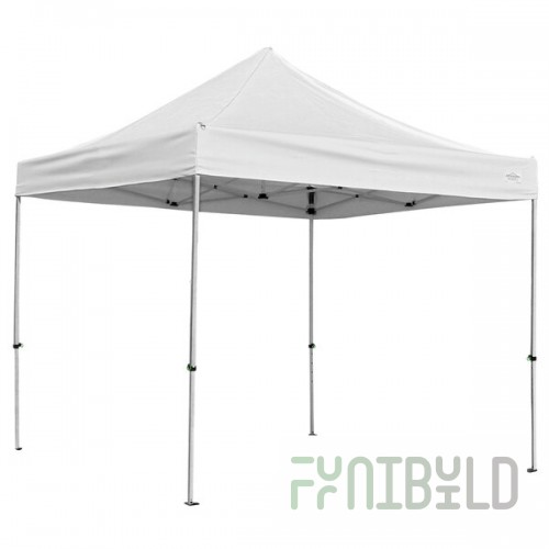 Caravan Canopy 21003506011 Alumashade Bigfoot 10' x 10' White Light-Duty Commercial Grade Instant Canopy Deluxe Kit