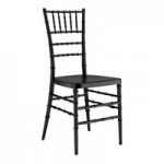 Lancaster Table & Seating Mahogany Wood Chiavari Chair with Black Cushion Lancaster Table & Seating Mahogany Wood Chiavari Chair with Black Cushion