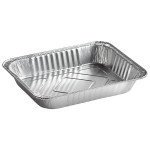 Choice 1/2 Size Heavy-Duty Foil Steam Table Pan Medium 2 3/16