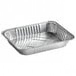 Choice 1/2 Size Heavy-Duty Foil Steam Table Pan Medium 2 3/16