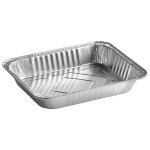 Choice 1/2 Size Heavy-Duty Foil Steam Table Pan Medium 2 3/16