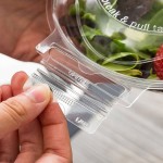 Polar Pak Clear Tamper-Resistant, Tamper-Evident 8 oz. Round Bowl with Lid - 240/Case Polar Pak Clear Tamper-Resistant, Tamper-Evident 8 oz. Round Bowl with Lid - 240/Case