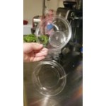 Polar Pak Clear Tamper-Resistant, Tamper-Evident 8 oz. Round Bowl with Lid - 240/Case Polar Pak Clear Tamper-Resistant, Tamper-Evident 8 oz. Round Bowl with Lid - 240/Case