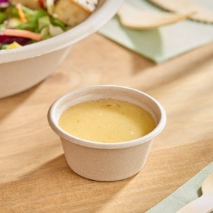 EcoChoice 2 oz. Compostable Natural Plant Fiber Portion Cup - 1,000/Case