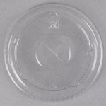 Fabri-Kal LKC12/20F Kal-Clear/Nexclear 9 oz. Clear PET Flat Lid - 100/Pack Fabri-Kal LKC12/20F Kal-Clear/Nexclear 9 oz. Clear PET Flat Lid - 100/Pack