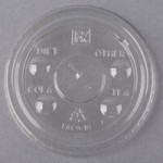Fabri-Kal LKC12/20F Kal-Clear/Nexclear 9 oz. Clear PET Flat Lid - 100/Pack Fabri-Kal LKC12/20F Kal-Clear/Nexclear 9 oz. Clear PET Flat Lid - 100/Pack