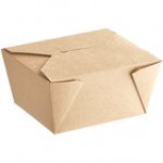 Choice White Microwavable Folded Paper #1 Take-Out Container 4 3/8 Choice White Microwavable Folded Paper #1 Take-Out Container 4 3/8