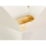 Choice White Microwavable Folded Paper #1 Take-Out Container 4 3/8 Choice White Microwavable Folded Paper #1 Take-Out Container 4 3/8