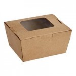 Choice White Microwavable Folded Paper #1 Take-Out Container 4 3/8 Choice White Microwavable Folded Paper #1 Take-Out Container 4 3/8
