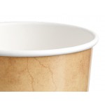 Choice 16 oz. Medley Double Poly-Coated Paper Soup / Hot Food Cup - 50/Pack