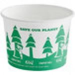 Choice 16 oz. Medley Double Poly-Coated Paper Soup / Hot Food Cup - 50/Pack