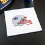 Creative Converting New England Patriots 2-Ply Luncheon Napkin - 192/Case