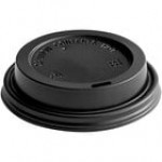 Choice White Hot Paper Cup Travel Lid for 10-24 oz. Standard Cups and 8 oz. Squat Cups - 1,000/Case