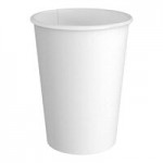 Choice White Hot Paper Cup Travel Lid for 10-24 oz. Standard Cups and 8 oz. Squat Cups - 1,000/Case