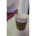 Choice White Hot Paper Cup Travel Lid for 10-24 oz. Standard Cups and 8 oz. Squat Cups - 1,000/Case