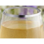 Visions Dynasty 12 oz. Clear Plastic Stemless Wine Glass with Silver Rim - 64/Case Visions Dynasty 12 oz. Clear Plastic Stemless Wine Glass with Silver Rim - 64/Case