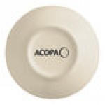 Acopa Embers 10 oz. Cream White Matte Stoneware Bowl - Sample