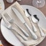Acopa Inspira 18/8 Stainless Steel Extra Heavy Weight Flatware 5-Piece Set - Sample