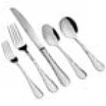 Acopa Inspira 18/8 Stainless Steel Extra Heavy Weight Flatware 5-Piece Set - Sample