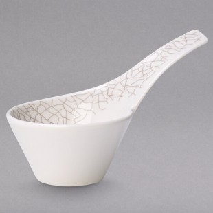 Villeroy & Boch 16-4022-3933 Amarah 2 oz. Terra Porcelain Dip Bowl with Handle - 4/Case Villeroy & Boch 16-4022-3933 Amarah 2 oz. Terra Porcelain Dip Bowl with Handle - 4/Case
