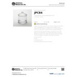 American Metalcraft 84 oz. Clear Polycarbonate Food / Condiment Storage Jar with Lid JPC84 - 8/Case American Metalcraft 84 oz. Clear Polycarbonate Food / Condiment Storage Jar with Lid JPC84 - 8/Case