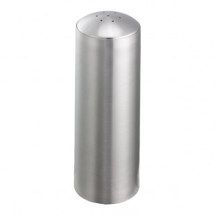 Service Ideas STC 6 oz. Round Stainless Steel Shaker with 7-Hole Lid - 6/Case