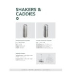 Service Ideas STC 6 oz. Round Stainless Steel Shaker with 7-Hole Lid - 6/Case Service Ideas STC 6 oz. Round Stainless Steel Shaker with 7-Hole Lid - 6/Case