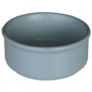 RAK Porcelain Neo Fusion 3.4 oz. Pitaya Gray Stackable Porcelain Ramekin - 12/Case