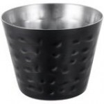 American Metalcraft 2.5 oz. Round Hammered Black Stainless Steel Sauce Cup HAMSCB - 12/Case American Metalcraft 2.5 oz. Round Hammered Black Stainless Steel Sauce Cup HAMSCB - 12/Case