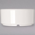 Carlisle 41442 4 oz. Ivory Bone Straight Sided Melamine Ramekin - 48/Case