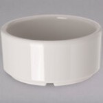 Carlisle 41442 4 oz. Ivory Bone Straight Sided Melamine Ramekin - 48/Case
