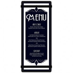 Menu Solutions ACRB-BA Black 4 1/4 Menu Solutions ACRB-BA Black 4 1/4