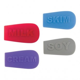 Service Ideas ErgoServ® Silicone Creamer Indicator Socks Set 10-00209-VAR4 - 4/Case