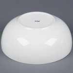 CAC MXS-11 5 Qt. Bright White Porcelain Salad Bowl - 6/Case