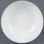 CAC MXS-11 5 Qt. Bright White Porcelain Salad Bowl - 6/Case