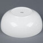 CAC MXS-11 5 Qt. Bright White Porcelain Salad Bowl - 6/Case