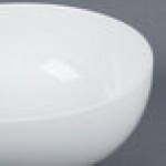 CAC MXS-11 5 Qt. Bright White Porcelain Salad Bowl - 6/Case
