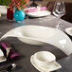 Villeroy & Boch 10-3452-6050 Urban Nature 74.25 oz. White Premium Porcelain Fruit Traverse Bowl - 4/Case Villeroy & Boch 10-3452-6050 Urban Nature 74.25 oz. White Premium Porcelain Fruit Traverse Bowl - 4/Case