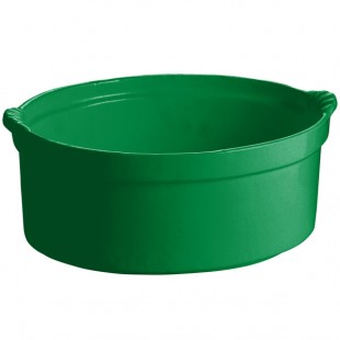 TableCraft CW3000GN 3.5 Qt. Green Shell Casserole Dish