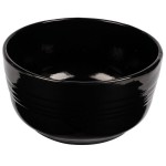 TableCraft CW3180BK 6.75 Qt. Black Cast Aluminum Fruit Bowl