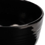 TableCraft CW3180BK 6.75 Qt. Black Cast Aluminum Fruit Bowl