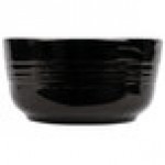 TableCraft CW3180BK 6.75 Qt. Black Cast Aluminum Fruit Bowl