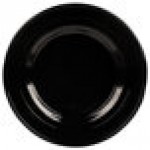 TableCraft CW3180BK 6.75 Qt. Black Cast Aluminum Fruit Bowl