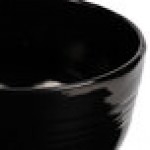 TableCraft CW3180BK 6.75 Qt. Black Cast Aluminum Fruit Bowl