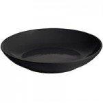 TableCraft CW3180BK 6.75 Qt. Black Cast Aluminum Fruit Bowl