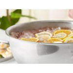 Choice 14 Qt. Stainless Steel Punch Bowl with Mirror Finish