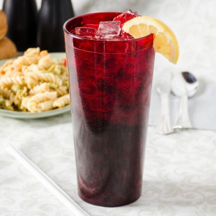 Carlisle 522410 Stackable 24 oz. Ruby SAN Plastic Tumbler - 72/Case Carlisle 522410 Stackable 24 oz. Ruby SAN Plastic Tumbler - 72/Case