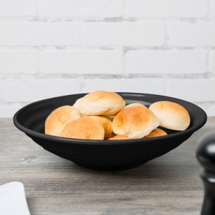 GET ML-74-BK Milano Black 3 Qt. Round Bowl - 12/Case GET ML-74-BK Milano Black 3 Qt. Round Bowl - 12/Case