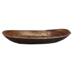 Elite Global Solutions M1693OV-SEQ Sequoia 2.8 Qt. Oval Wood Grain Melamine Serving Bowl Elite Global Solutions M1693OV-SEQ Sequoia 2.8 Qt. Oval Wood Grain Melamine Serving Bowl